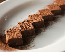 Fresh cream chocolate