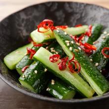 Sesame salt cucumber