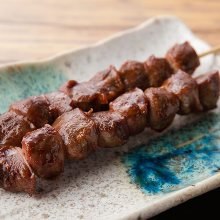 Grilled gizzard skewer