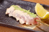 Sabi-yaki (chicken tender with wasabi paste)