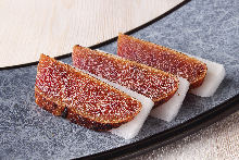 Dried mullet roe