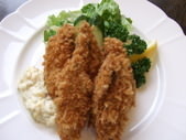 Deep-fried oysters Deep-fried oysters