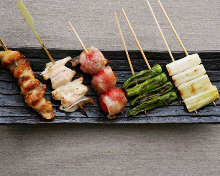 Assorted grilled skewers, 5 kinds