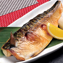 Salted and grilled mackerel