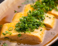 Japanese-style rolled omelet with truffles