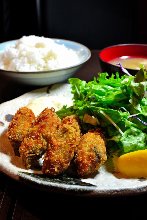 Deep-fried oysters