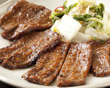 Grilled beef tongue