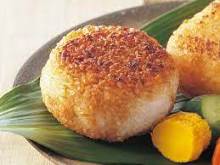 Grilled rice ball