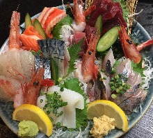 Assorted sashimi, 7 kinds