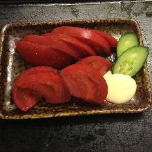 Sliced tomatoes