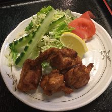 Marinated deep-fried chicken (seasoned with soy sauce)