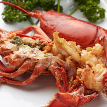Live lobster teppanyaki