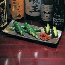 Cucumber with moromi miso Cucumber with moromi miso