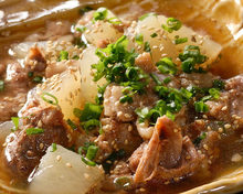 Simmered beef tendon