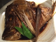 Kabutoni (simmered fish head)