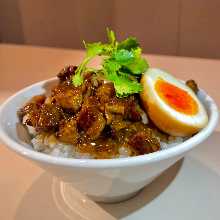 Minced pork rice