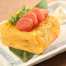 Omelet of spicy cod roe