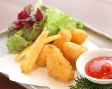 Fried camembert cheese