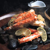 Stone-Steamed Red King Crab