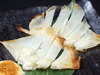 Grilled fresh ray fin