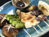 Assorted seasonal grilled vegetables