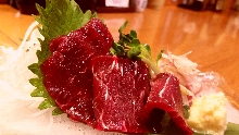 Whale sashimi