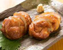 Obiten (fried balls of boiled fish cake)