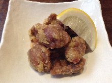 Fried gizzards