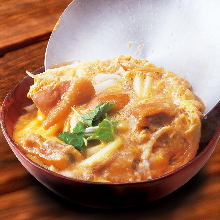 "Oyako" chicken and egg rice bowl