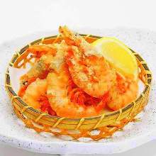 Fried prawns