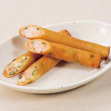 Fried spring roll of shrimp