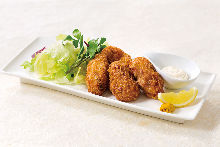 Deep-fried oysters