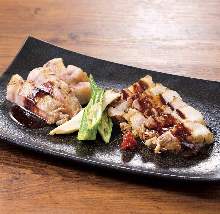 Assorted grilled kurobuta pork