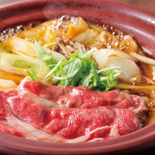 Wagyu beef sukiyaki