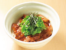 Pork rice bowl