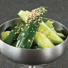 Sesame salt cucumber