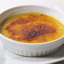 Pumpkin cream brulee