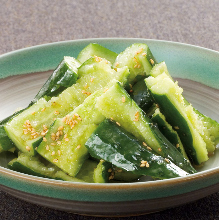 Sesame salt cucumber