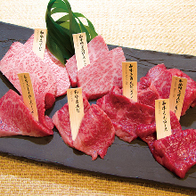 Assorted wagyu beef, 7 kinds