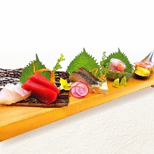 Assorted sashimi, 5 kinds