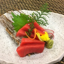 Fatty bluefin tuna sashimi