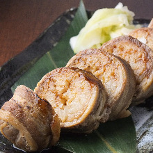 Rice ball with meat