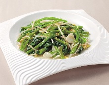 Stir-fried water spinach