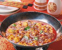 Szechuan-style mapo tofu