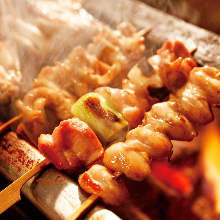 Assorted grilled skewers, 5 kinds