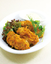 Deep-fried oysters