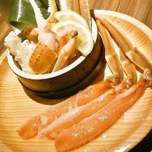 Snow crab sashimi