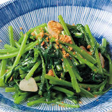 Stir-fried water spinach