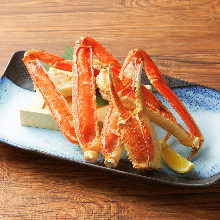 Grilled snow crab