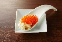 potato salad salmon roe